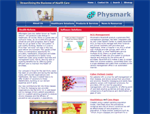 Tablet Screenshot of physmark.com